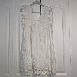 White Babydoll Style Dress